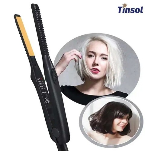 Mini hair straightener - 2-in-1,