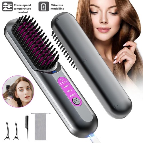 Cordless hair straightener - hair,