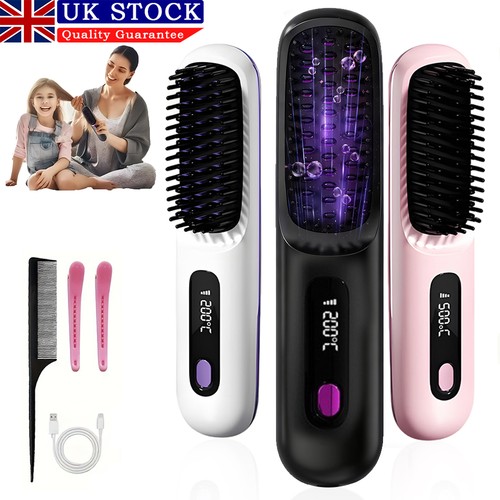 Hair straightener brush - hair,